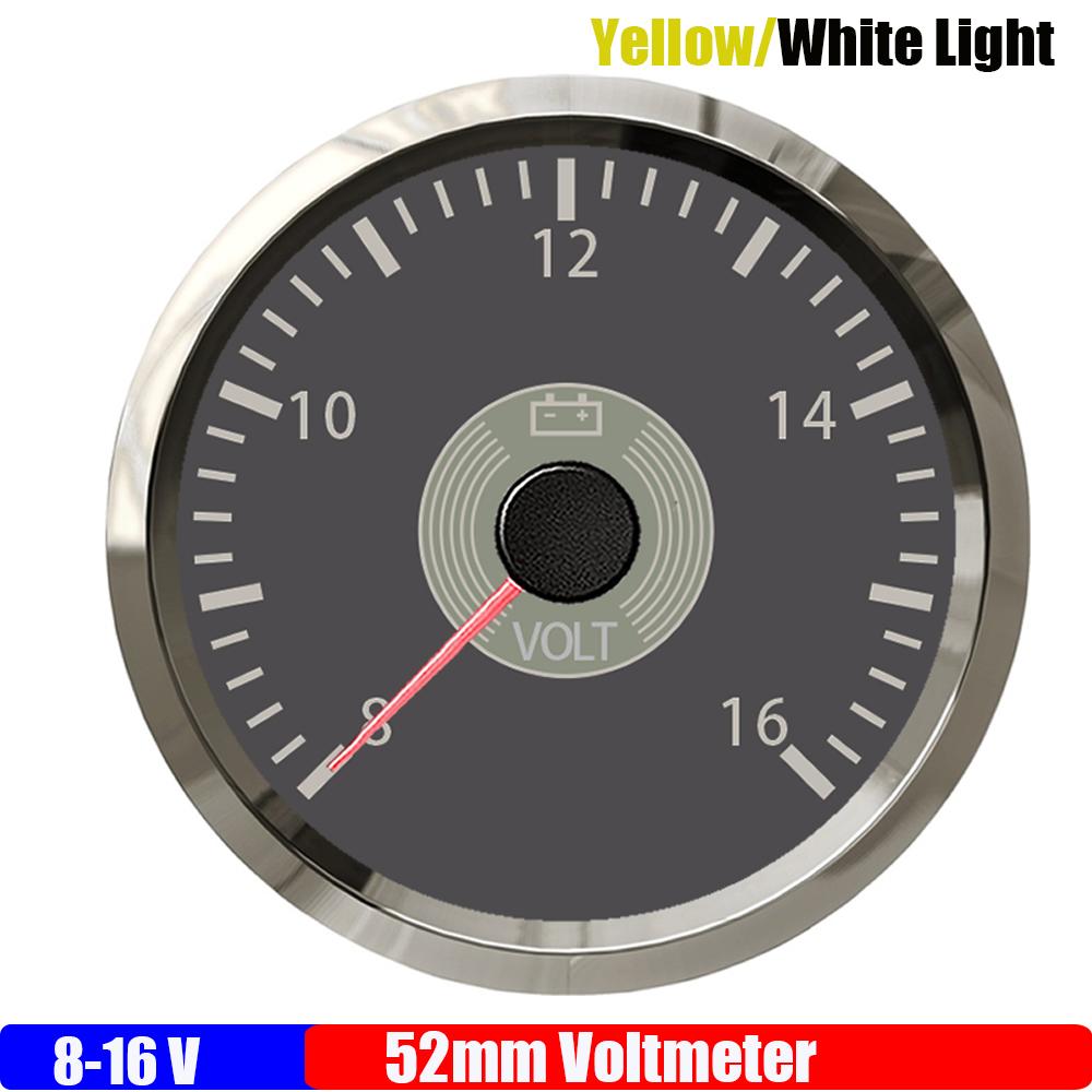Retro Vintage Classic 2" 52mm Oil Pressure Meter Fuel Level Gauge Water Temp Gauge Voltmeter for Car Boat Marine Yacht 12V24V
