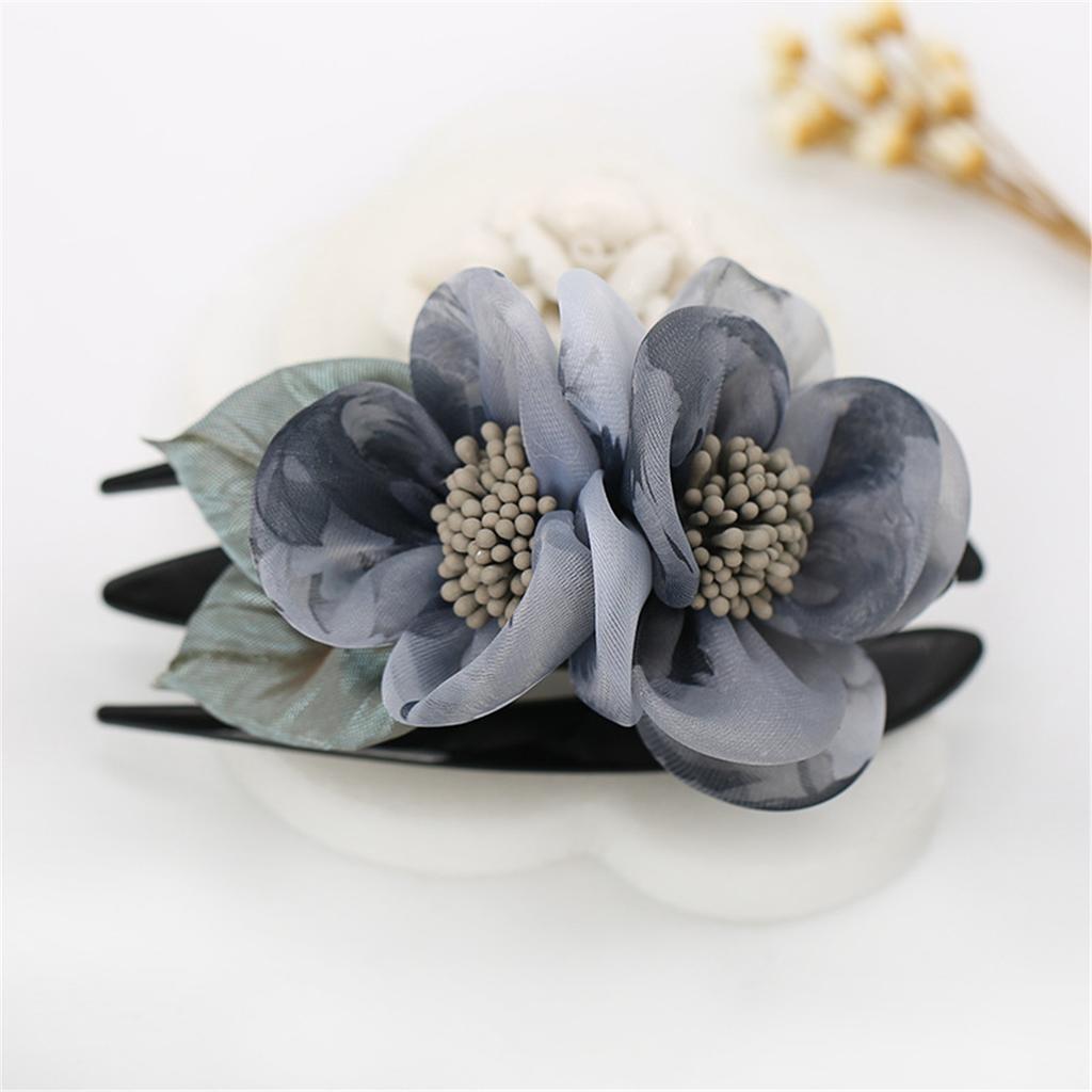 Fashion Women Hairpin Flower Large Duckbill Hair Claw Clip Clamp Headwear Barrettes Hairgrip