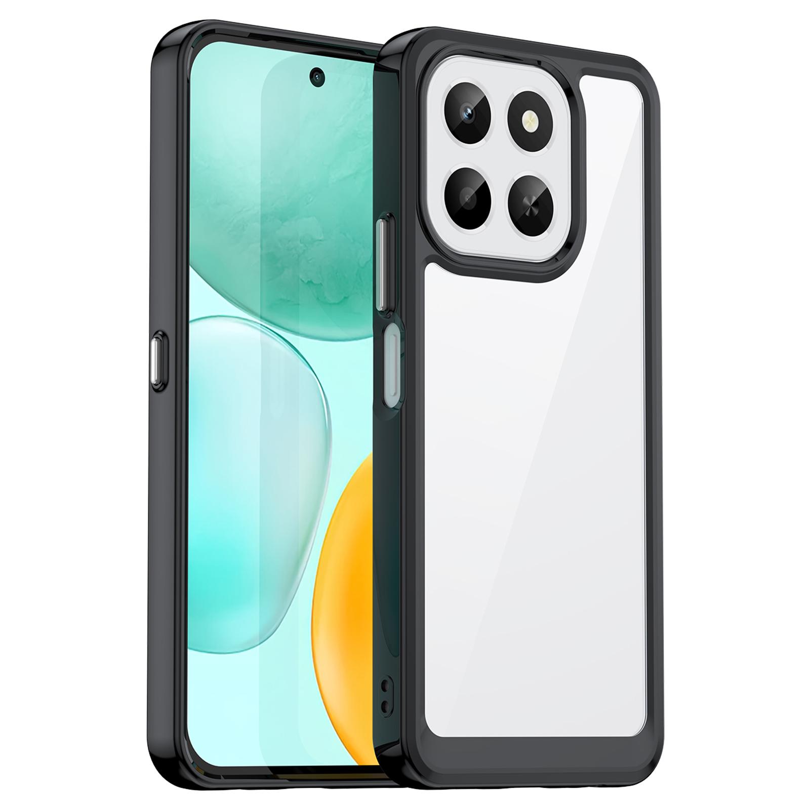 For Honor X6c 4G Case TPU + Acrylic Protective Clear Phone Cover A