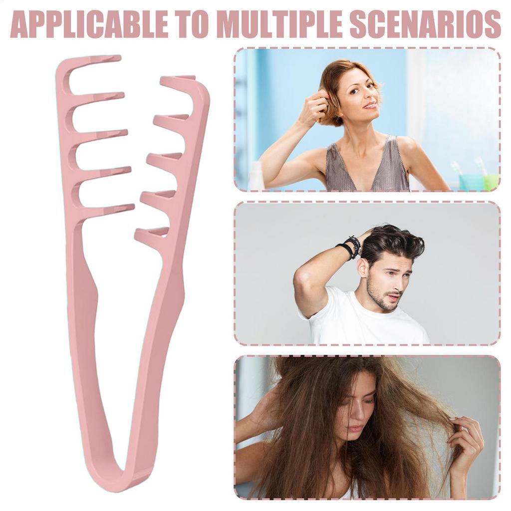 Hairstyling Wide Tooth Comb For Curls Professional Tool Grooming Accessory Volumizing  Hair Styling Comb For Bangs Hairdressing