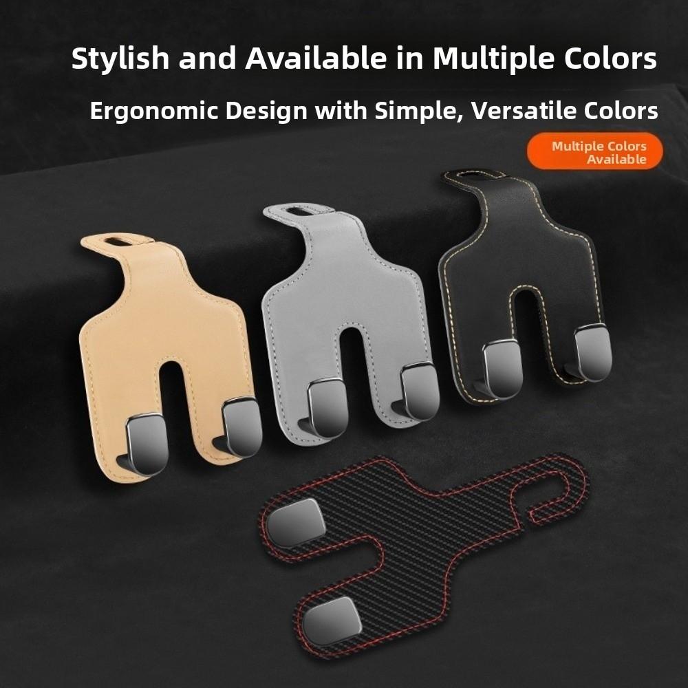 Storage Organizer Car Back Seats Hook 2 In 1 Auto Rear Seats Hanger Car Headrest Hooks  Handbag