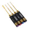 4Pcs RC Screwdriver Socket Hex Aluminium Alloy Repair Maintenance Tool Set Kit for Toy Model