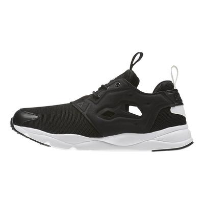 Furylite Mesh Pu Confortáveis Sapatos Esportivos de Cano Baixo para Estilo de Vida Tênis Feminino Preto CN0119