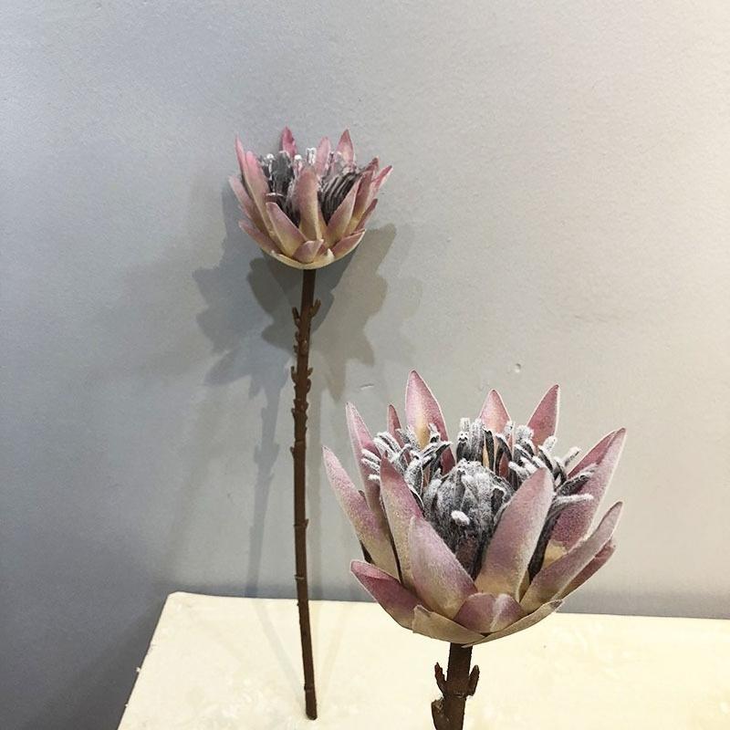 

1 шт. Имитация Одиночный Сушеный Цветок Королевской Протеи, для Свадебного Домашнего Украшения, Праздничное Украшение, Подарок на День Святого Валентина, Подарок на День Рождения