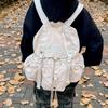 Nylon Letter Smoothmmod Embroidery Casual Backpack With Large Capacity For Travel And School Use