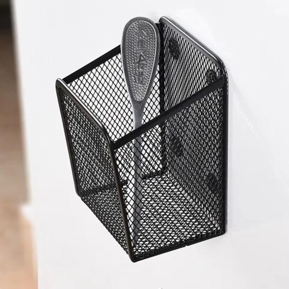 Large Capacity Magnetic Storage Box Strong Magnets File Manager Magnetic Pencil Holder Makeup Brush Container Wear-resistant