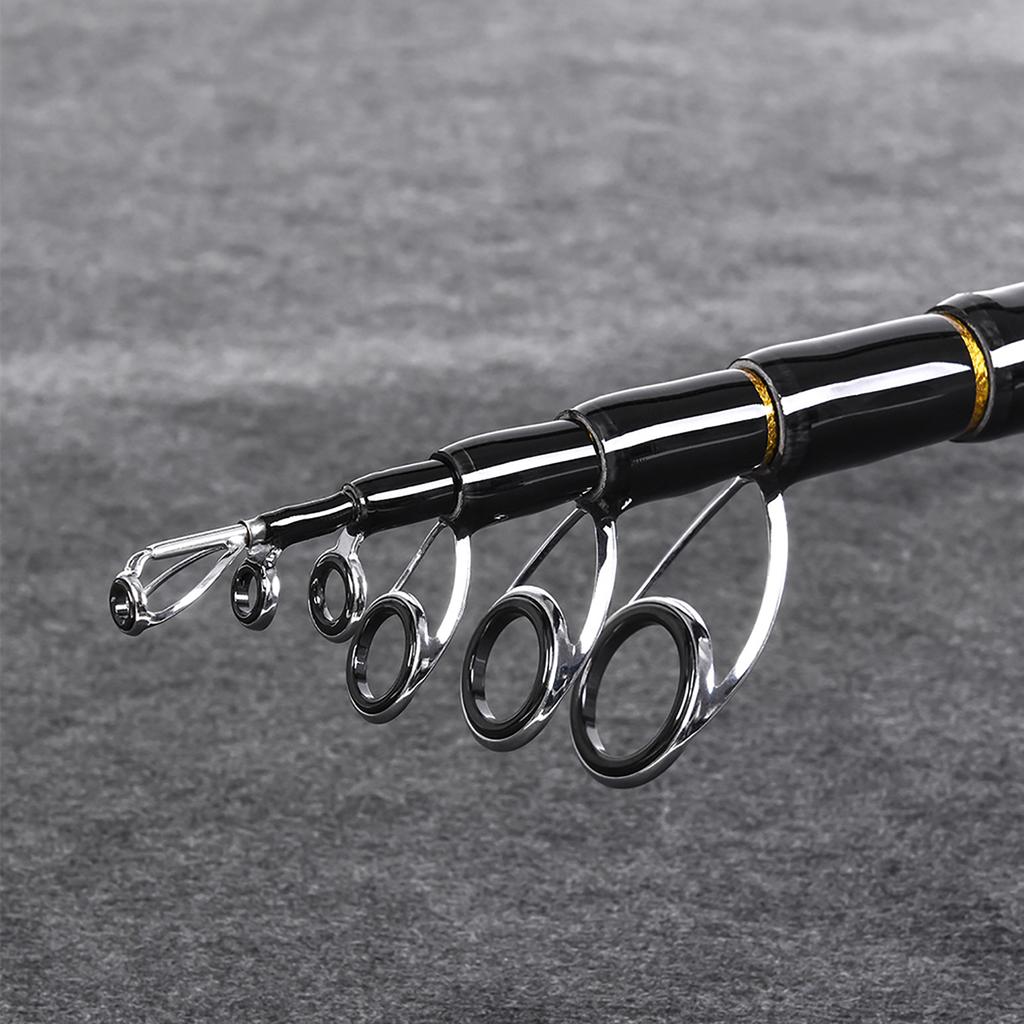 1.8m Celsius 2.1m Celsius 2. Celsius 2.7m Telescopic Carbon Fishing Rod Travel Sea Fishing Rod Pole with Cork Handle