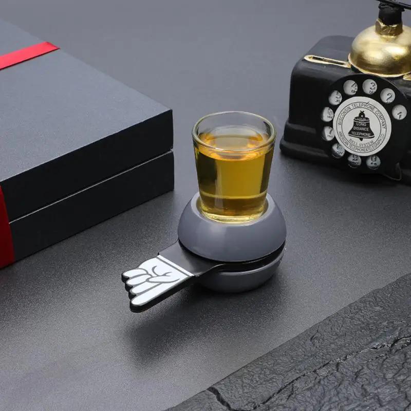 

Pointer Shot Spinner Party Game Spin Drinking Game Набір скляних чашок Поворотна стрілка Пиво Вино Настільна гра Настільні подарунки Розваги сірий