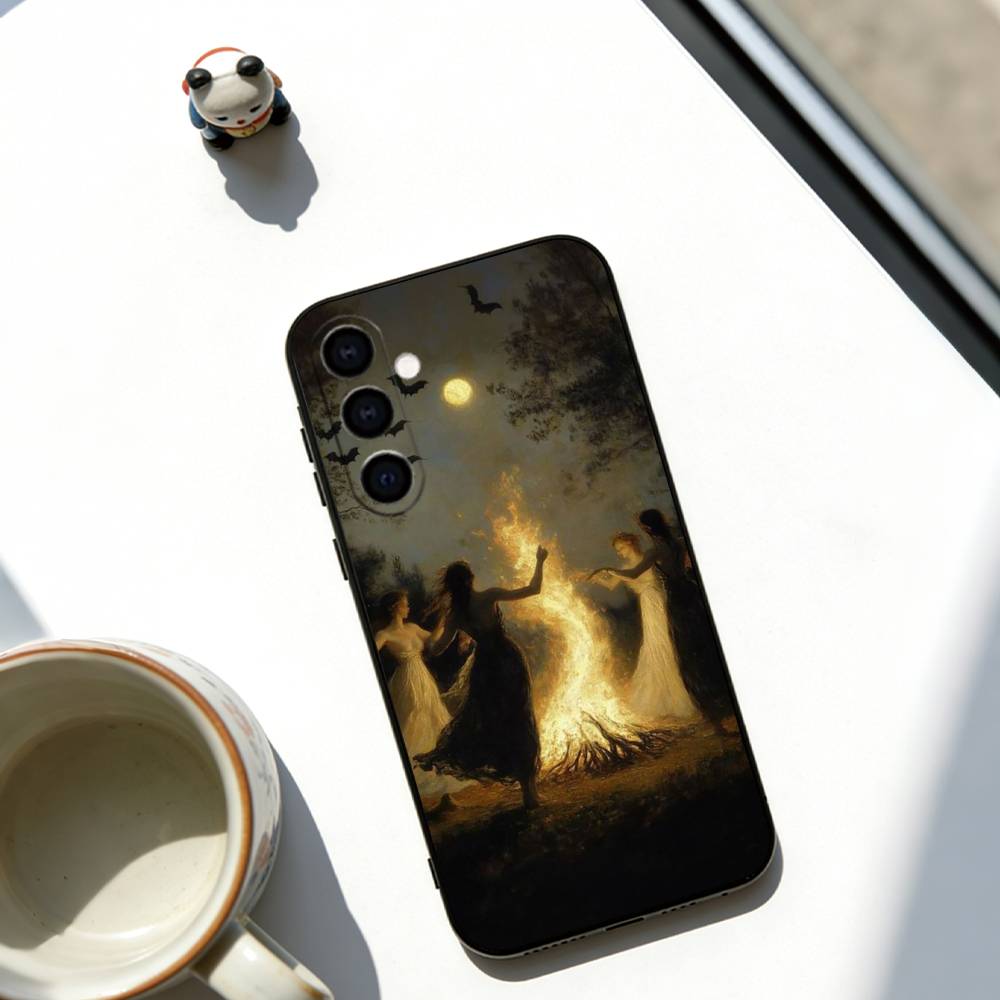 Hiszpania Francisco Goya Etui na telefon z motywem artystycznym Dla Samsung Galaxy A73,A72,A71,A70,A53,A52,A51,Miękki Silikonowy Czarne Pokrowiec