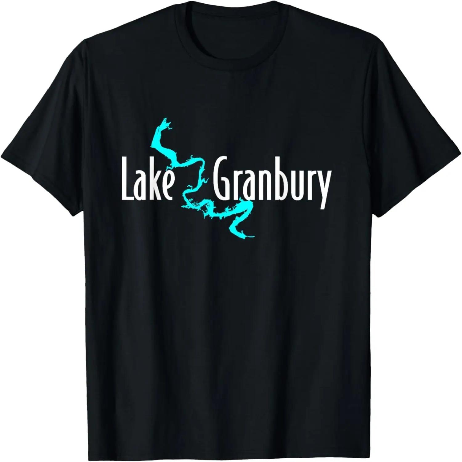 Minimalist Lake Granbury - Texas T-Shirt S чёрный