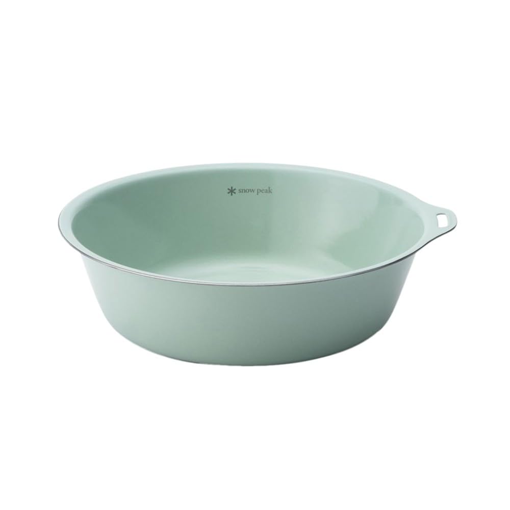Snow Peak Enamel Bowl 200 Pale Green LF-065-PG Plate BBQ Camp Outdoor Picnic