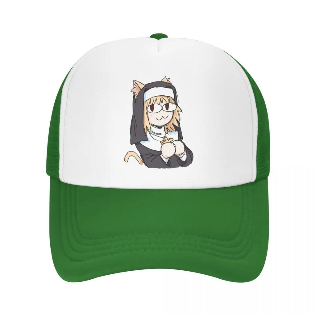 Custom Cute Cat Girl Neco Arc Baseball Cap Women Unisex Adjustable Tsukihime Anime Trucker Hat Streetwear Snapback Dad Hats