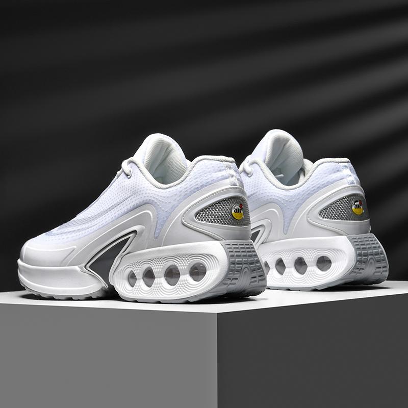 Men Women PU Air Cushion Cushioning Running Shoes Rear Heel TPU Wrapped Marathon Athletic Mens Trainers Unisex Shoes Sneakers