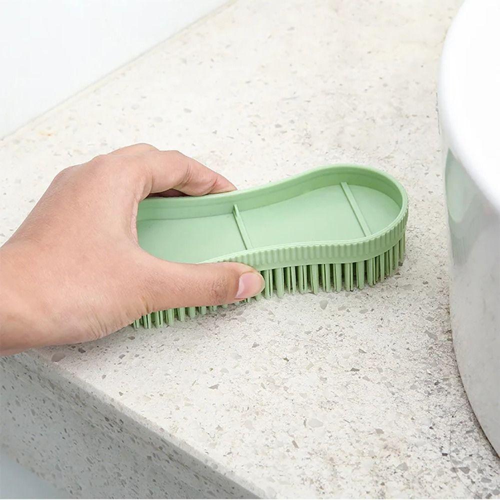 1Pcs Hard Bristle Horse Grooming Brush Colorful Equestrian Massage Tool  for Effective Cleaning Care