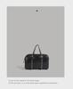 Korean-Style Boston Wax Leather Handbag with Bow Accent