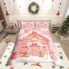 Comforter Homewish Merry Christmas Festival Xmas For Girls Bedding Sethappy New Year Decor
