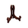 Tea Cake Display Stand Smooth Edge Wooden Natural Adjustable Hinge Display Tea Pancake Chinese Style Stable Black Tea Display Holder for Home