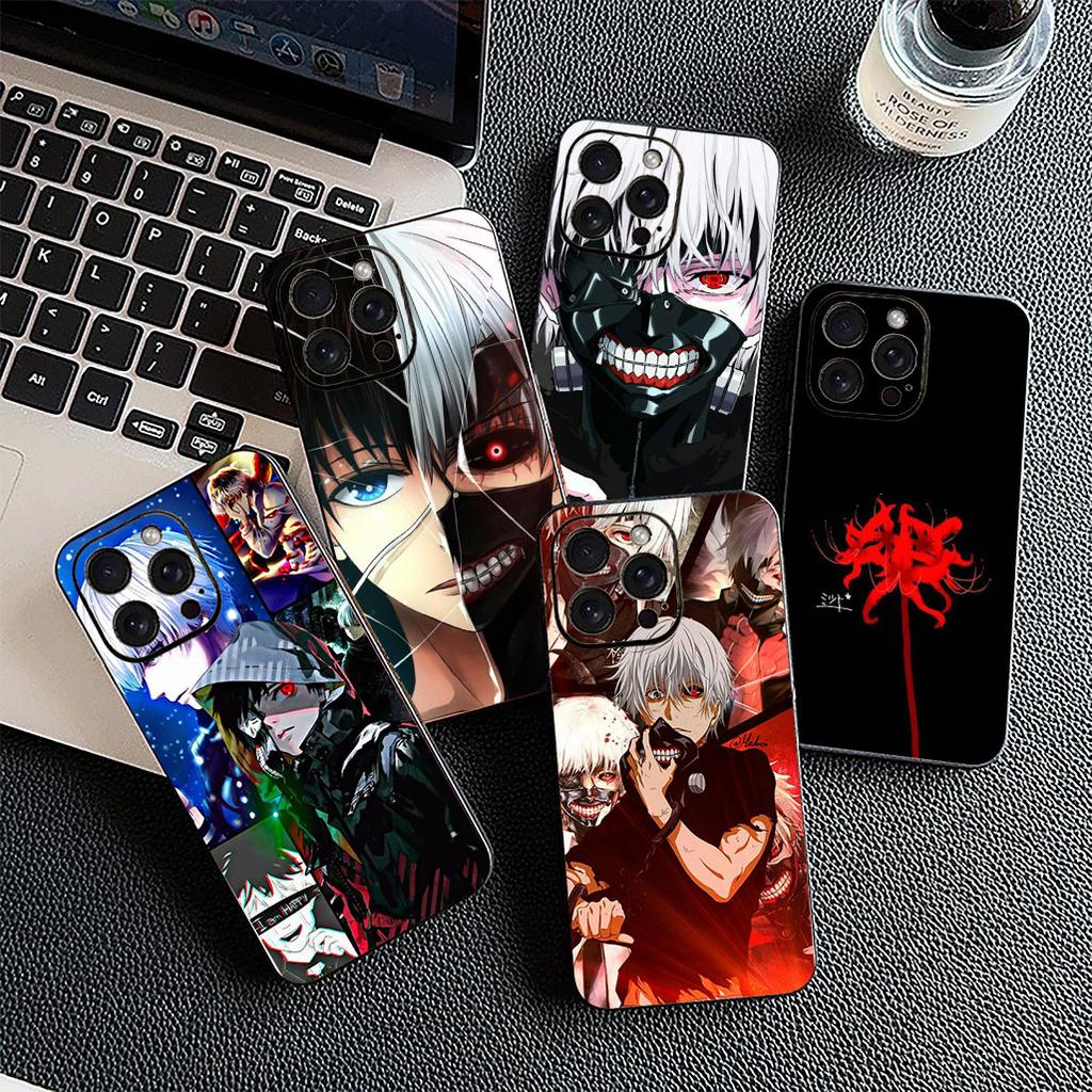 Tokyo Ghoul Ken Kaneki Phone Case for OPPO A80 A18 A16 A40 A17 A15 A38 A78 A79 A54 A57 A12 A60 4G 5G Protective Cover