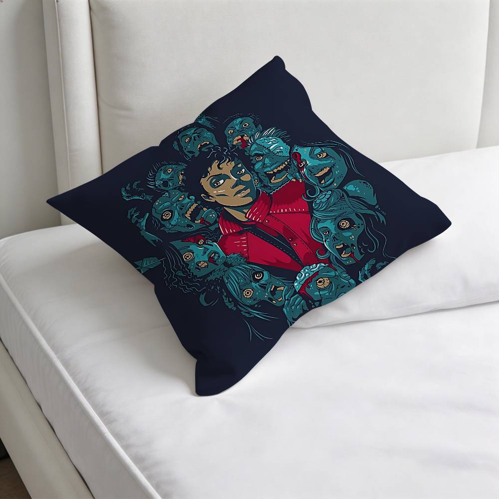 Superstar MMichael JJackson Fashion Square Pillow Case Durable Throw Pillow Cover for Sofa Couch Chair