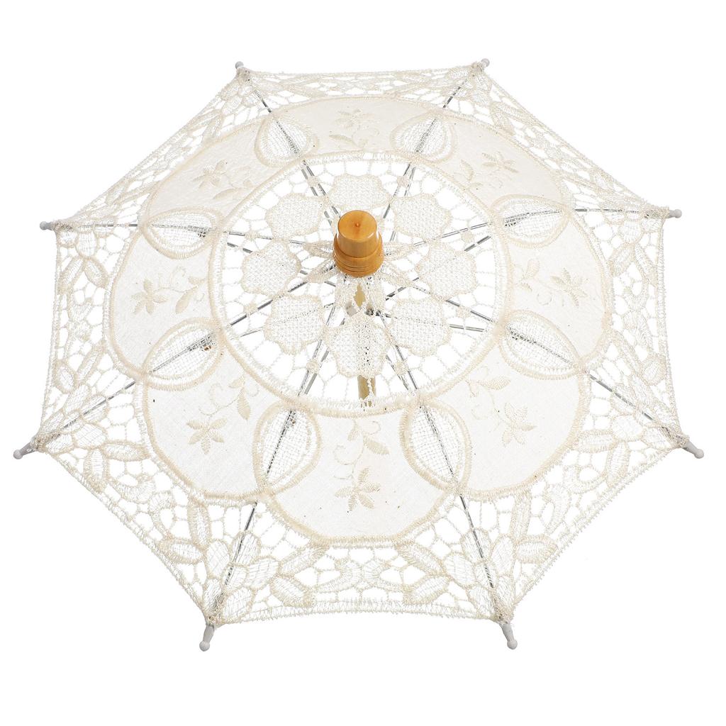 Umbrella Fancy Parasol Prop Ladies Lace Wedding Props Vintage Umbrellas Decorative Small