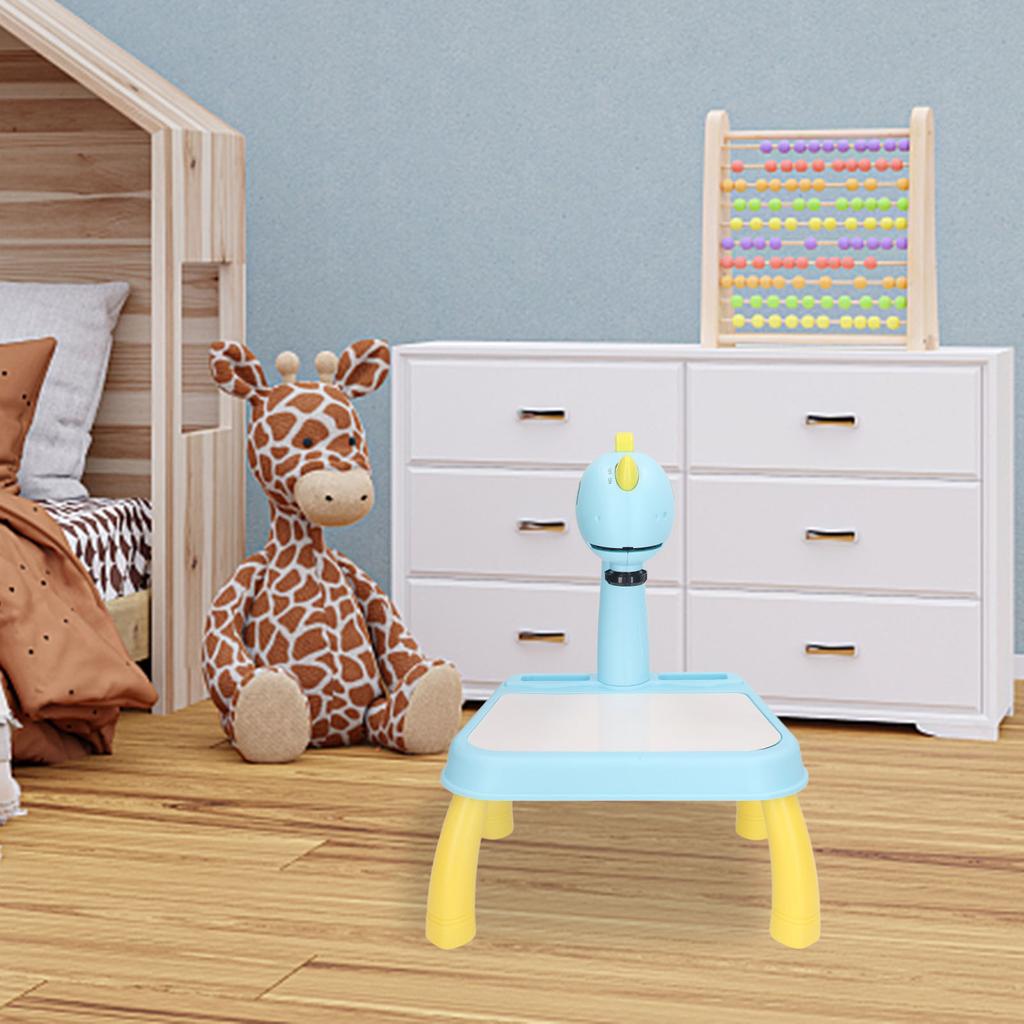 Drawing Projector Table Cute Dinosaur Design Bright Colors Detachable   Projector for Kids Education