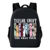 Taylor Swift Themed Kids School Backpack Set Elementary Students Oxford Fabric Breathable Lightweight With Padded Straps