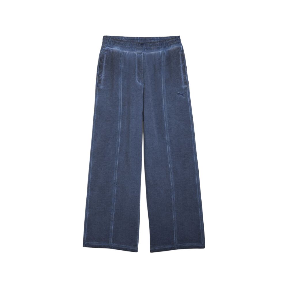 PUMA Unisex Downtown Velour Wide Leg Pants 635304-80 M