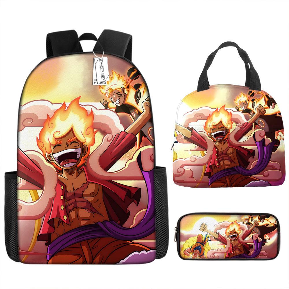 Elementary school students Naruto backpack 34th 5th 6th grade children's large-capacity backpack anti-splashing water