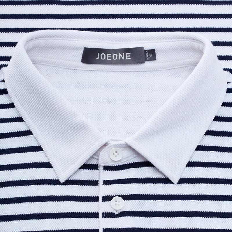 Polo a Maniche Corte a Righe da Uomo Jiumuwang