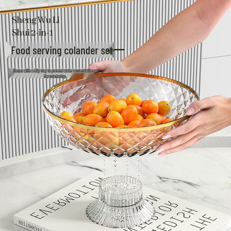 ZISIZ Minimalist High-Footed Fruit and Candy Serving Bowl