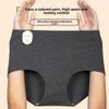 Women's Spring and Autumn Class A Medical Cotton Cotton Extended Antibacterial Crotch High Waist Belly Tuck Briefs