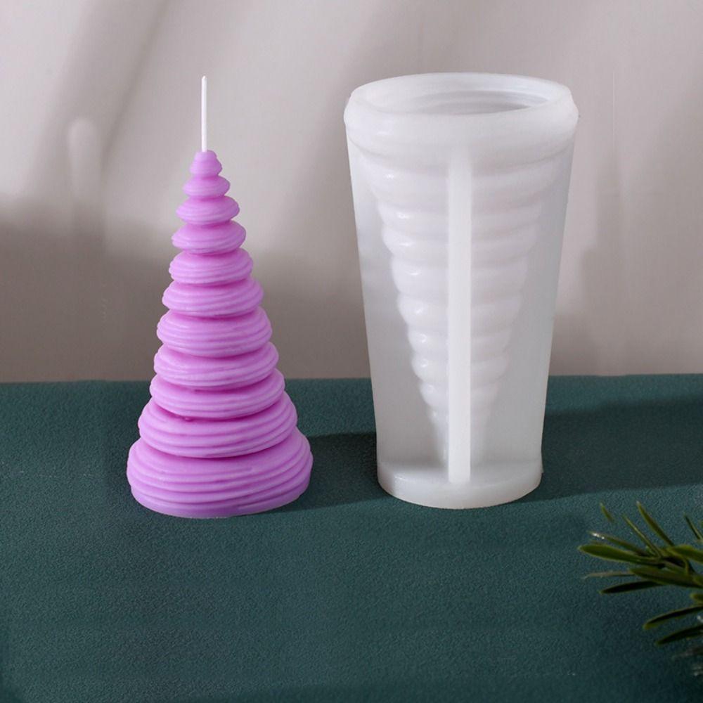 Silicone Christmas Tree Candle Mold DIY Soap Mold Gift Candle Mould Candle Making