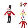 Der Erstaunliche Digitale Zirkus Plüschtier Niedliche Clownpuppe Kurzer Plüschstoff Pp-Baumwollfüllung 23-30cm