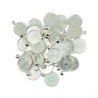50 Ronde Blanco Bezel Lade DIY Bedels Sieraden Hangers