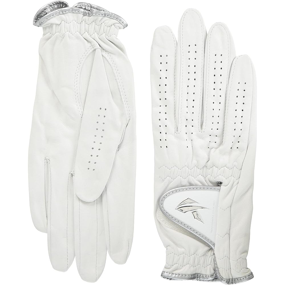 Kasco Golf Gloves Ladies Natural Leather DNA Sheep GF-2012LW Both Hands
