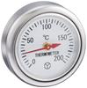 Nippon Keizai Kogyo Magnetic Thermometer BOV06 White 40×13mm