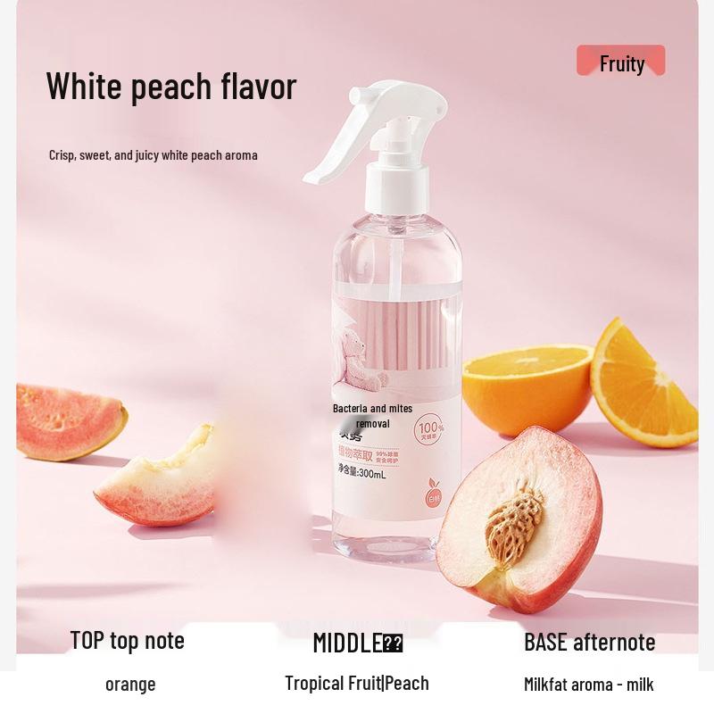 Fresh Scent Anti-Mite Spray: Eliminates Mites, Deodorizes, and Protects Linens and Clothing with Antibacterial Formula - Ideal for Dorm Rooms