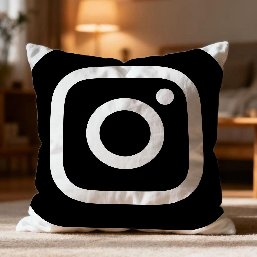 Hot I-IInstagram Cushion Cover Soft Washable Pillow Case Multi-Scene for Couch Bed Travel Office Use
