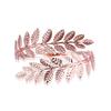 Metal Greek Roman Laurel Leaf Bracelet Armband Upper Arm Cuff Armlet