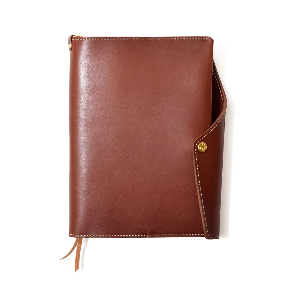 

[HUKURO] Notebook Cover - Truly Usable A6 Leather - Men s & Women s - Made in Japan - Genuine Leather - Brown - Fukuro