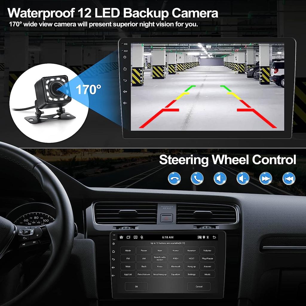 7 9 10 Inch Car Play GPS Android13 Radio Multimedia Player Wireless CarPlay Android Auto 2 Din Radio Stereo Receiver Player