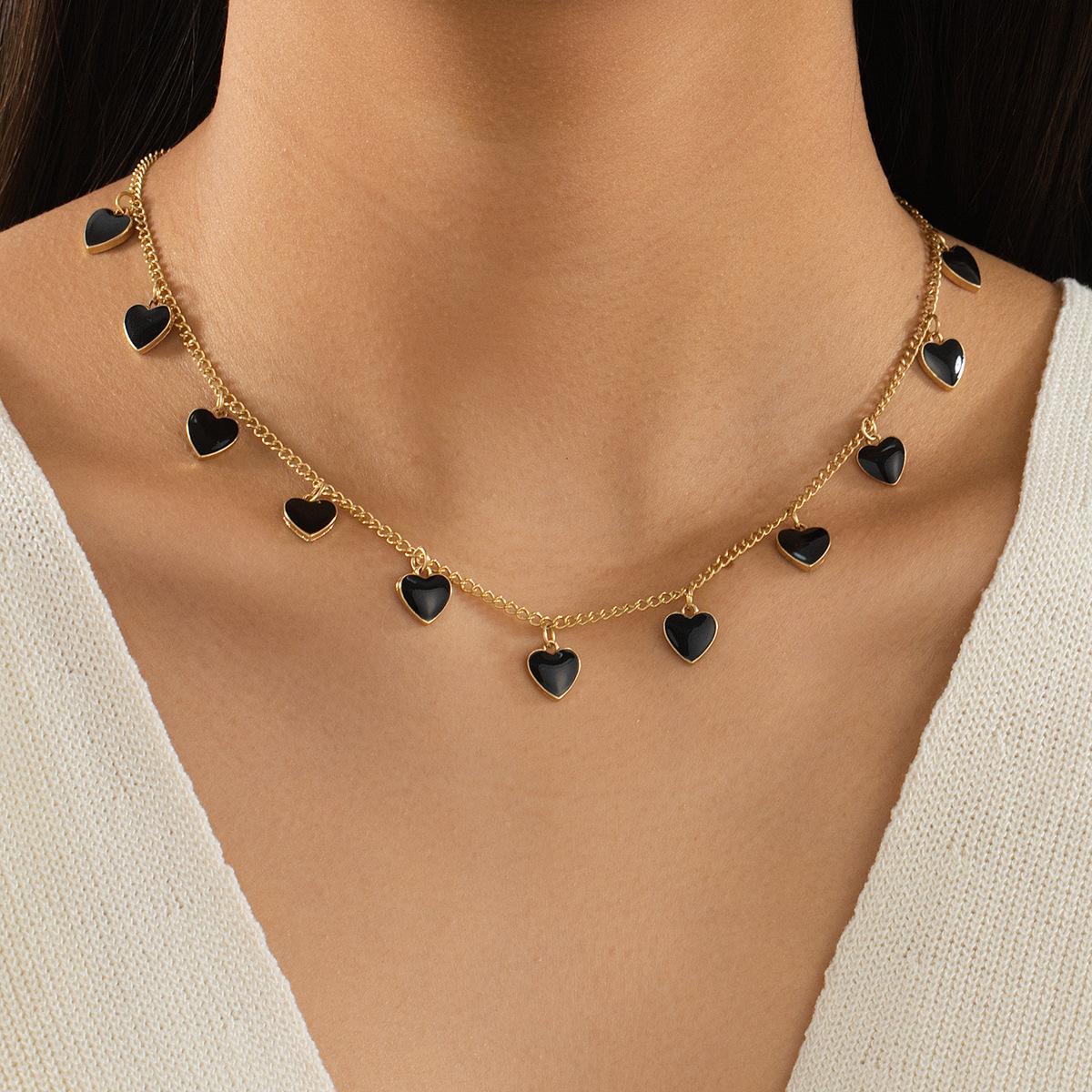 

Fashionable and simple all-match metal necklace золотой