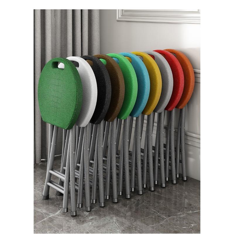 Portable Outdoor Camping Chair Household Plastic Folding Stool