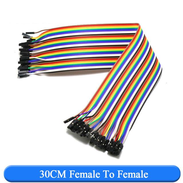 40PIN 10CM 20CM 30CM Dupont Line Male to Male + Female to Male and Female to Female Jumper Dupont Wire Cable for arduino DIY KIT