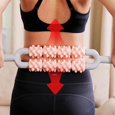 Massage Roller Rod Body Deep Tissue Hand Held Points Muscle Rolling Yoga Column