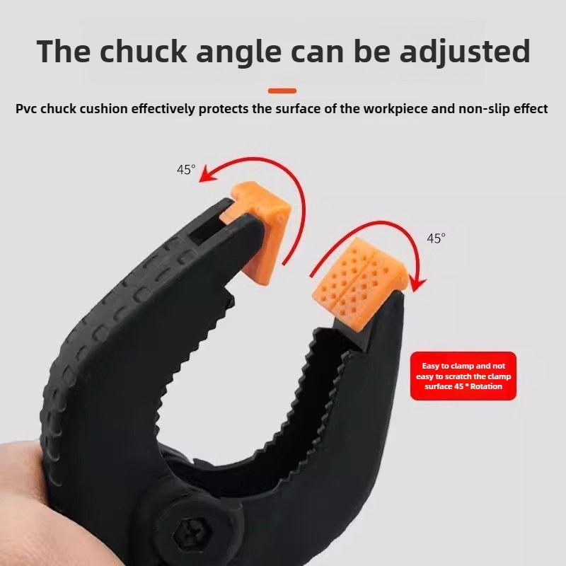 Professional 2.4-Inch Spring Clamps for Woodworking&Photo Studio-Quick-Release A-Frame Design with Background Holder Attachments