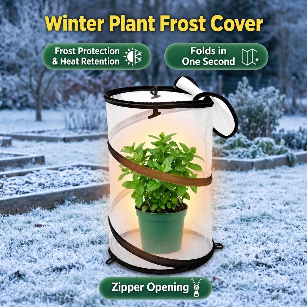 Pop Up Design Pop Up Plant Frost Cover Foldable Winter Plant Protection Garden Use
