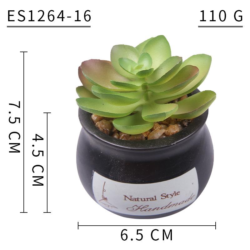 

Home Decoration Simulation Succulent Plant Cement Bonsai, Fake Succulent Potted Plant, Mini Simulation Succulent Potted Plant