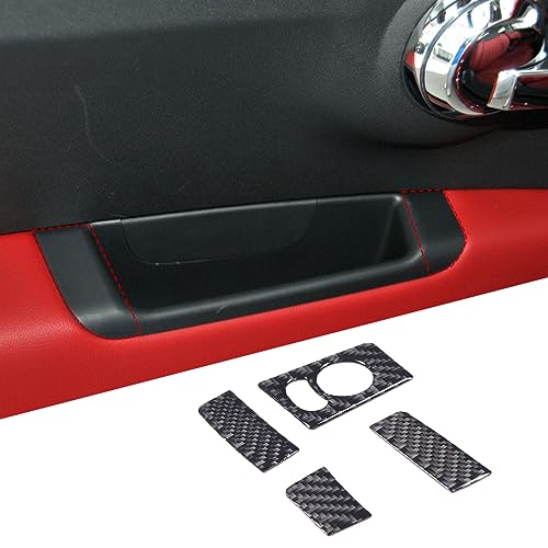 

Hcilloend Compatible with New Fiat 500 2010-2022 Mirror Adjustment Switch Cover Mirror Adjustment Switch Panel Interior Rear Mirror Adjustment Sw