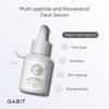 Gabit Multi-Peptide & Resveratrol Pro-ageing Serum For Wrinkles, Fine Lines, Dark Spots | Boosts Collagen|For Women & Men, 30 Ml